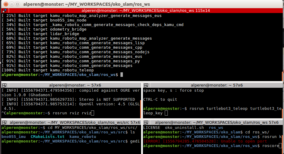 My Terminal with ROS